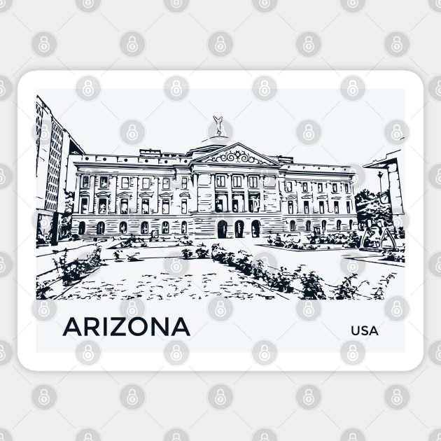 Arizona State USA Sticker by Lakeric